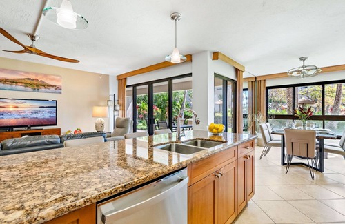 Kaanapali Condo | Maui Resort Rentals: Kaanapali Alii 314 – Expansive 2BR+DEN Ground-Floor Residence, Luxuriously Remodeled, Steps to the Beach!