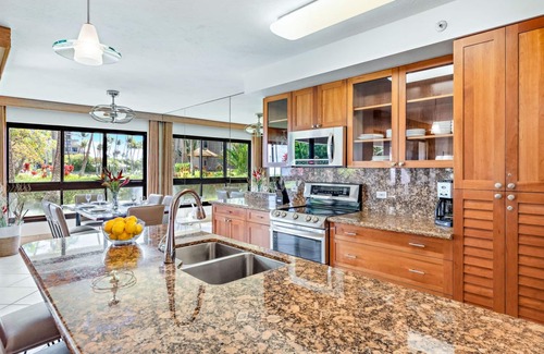 Kaanapali Condo | Maui Resort Rentals: Kaanapali Alii 314 – Expansive 2BR+DEN Ground-Floor Residence, Luxuriously Remodeled, Steps to the Beach!