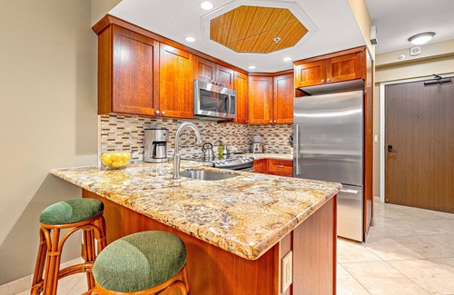 Kaanapali Condo | Maui Resort Rentals: The Whaler 1061 - Upgraded 10th Floor Studio w/Stunning Pacific Ocean and Mountain Views!