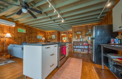 Lake Lure House | Max's Blue Lakeside Cottage | A Classic Lake Lure Getaway