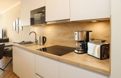 Kuehlungsborn Apartment | Meeresblick - inklusive privatem Strandkorb
