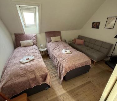 Herning Apartment | Meget central, fri parkering, 4-7 personers overnatningssted