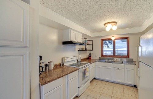 Menominee House | Menominee Waterfront Home w/ Private Beach Access!