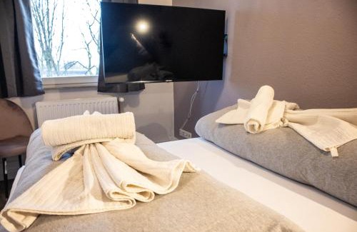 Mittelfeld Apartment | Messewohnung für 4 Gäste mit kostenlosem Parkplatz