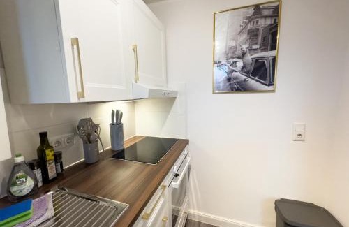 Mittelfeld Apartment | Messewohnung für 4 Gäste mit kostenlosem Parkplatz