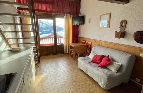 La Rosiere Apartment | Mezzanine studio in La Rosière 1850, 6 people for rent