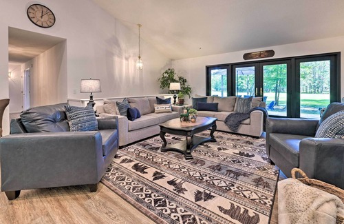 Michaywe Villa | Michigan Golf Course Retreat w/ Gameroom & Hot tub