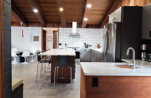 Friberg Cabin | Mid-Century Haven with Private Lakes and Endless Views