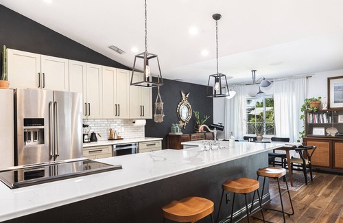 Bonita Springs House | Mid Century Home with Heated Pool + Spa