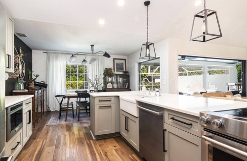 Bonita Springs House | Mid Century Home with Heated Pool + Spa