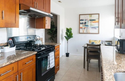 Hacienda Heights House | Mid-Century Retreat: 2-Bedroom Unit with Queen & Single Beds, Entertainment Galore, and Convenient On-Site Washer/Dryer