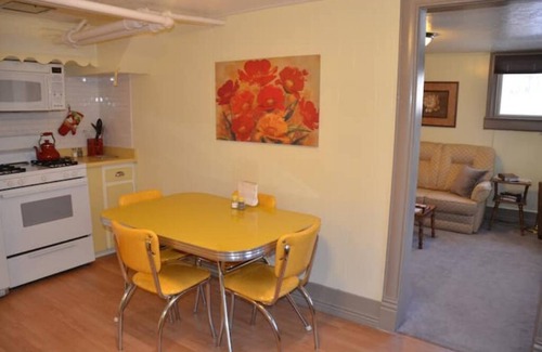 Central Colorado Springs Apartment | MidCentury Garden Level by Downtown