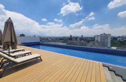 Hipodromo Apartment | Mili & Mila Depto con Alberca y Gym en el corazón de Condesa y Roma