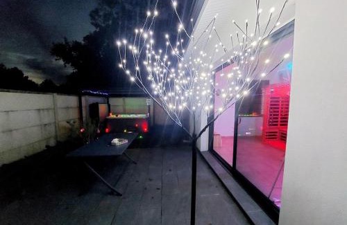 Ychoux Villa | Mini VILLA Coup de Coeur avec Jacuzzi et Sauna Clim Jardin clos et parking sur place