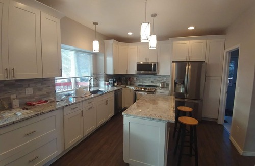 Northwest Colorado Springs House | Minutes from all attractions while enjoying a mountain view from the patio.