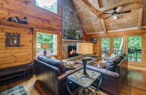 Foxfire Estates House | Minutes from downtown Blue Ridge Hot Tub & Game Room