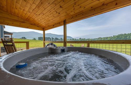 Cosby House | Misty Morning Meadow Breathtaking Smoky Mountain Cabin with Hot Tub, Views, & Free Tickets