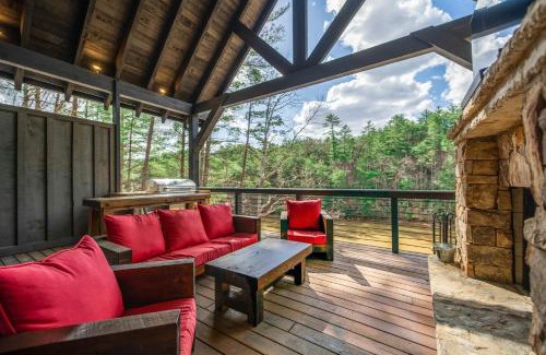 Morganton House | Misty Trail Lakehouse - Lake Blue Ridge Luxury Home - Private Dock Firepit