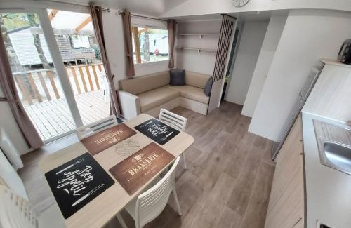 Lagorce Other | Mobil home climatisé 6pers. 3CH camping domaine de chaussy 5* Ardèche