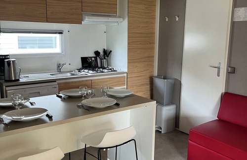 Vendres House | Mobil-Home Premium 5 persons 5 star campsite in Valras-Plage