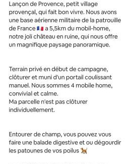 Lancon-Provence House | Mobile Home de Charme 4 Personnes Sans Wifi