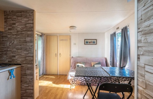 La Tremblade RV Rental | Mobile home in La Tremblade – Private garden, terrace, playground, and shared pool