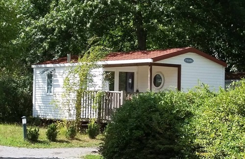Urt House | Mobile Home, on campsite ***. Limit Basque Country / Landes