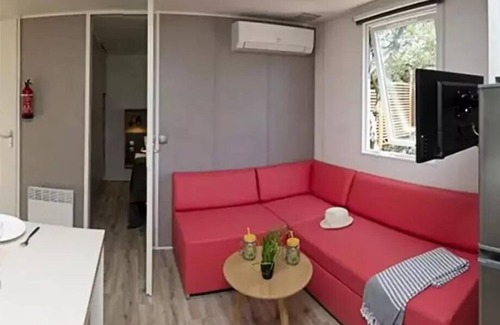 Aups House | Mobilheim Verdon - 33 m2 - 3 Schlafzimmer + TV + A/C 6 Personen
