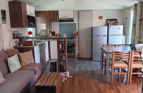 Lattes House | Mobilhome 3 bedrooms, vacation village Siblu 4 ⭐️ by the pond