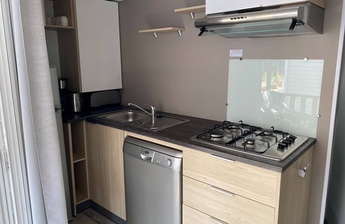 Lagorce House | MOBILHOME 6 PERS - 3CH - AIR CONDITIONED - 5* campsite