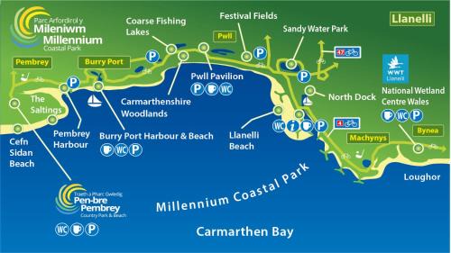 Crynant Apartment | Modern 1 bed apartment next to beach and golf course