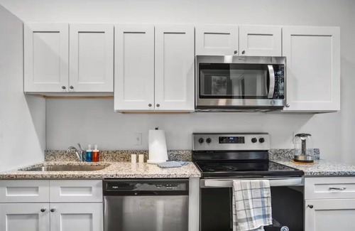 Cultural District Apartment | Modern 1-Bedroom with WiFi & AC - Walk to Convention Center & Cultural District