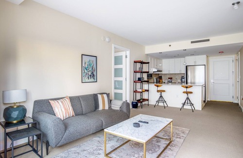 Penn Quarter Apartment | Modern 2BR in Penn Quarter w/Pool + large garden, near metro by Blueground
