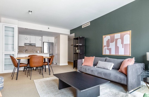 Penn Quarter Apartment | Modern 2BR in Penn Quarter w/Pool + large garden, near metro by Blueground