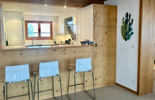 Chateau-d'Oex Apartment | Modern 3 Br Duplex With Huge Panoramic Alps Views