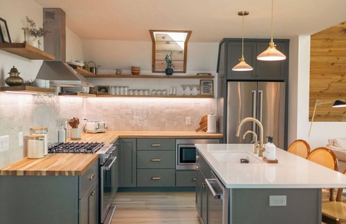 New Richmond Ski Chalet | Modern Aframe with River Views, Sauna, Hot Tub