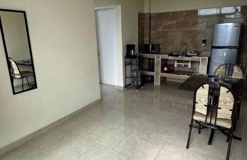 Ixtacalco Apartment | Modern and a central loft with a city view.