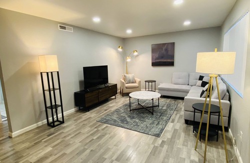 Modesto Condo | Modern and Bright Downtown Retreat.
