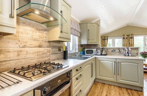 Broughton Mills House | Modern and contemporary 14ft-wide lodge style holiday home.