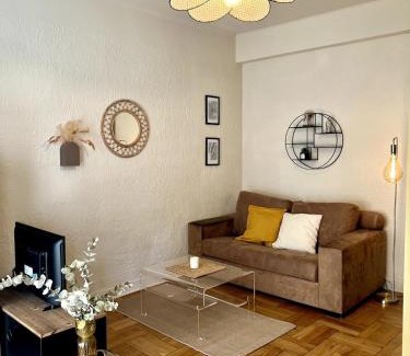 Saint-Sylvestre Apartment | Modern apartment with balcony and AC walk to tramway near center