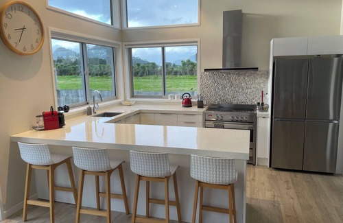 Tairua House | Modern Beachside Oasis with Stunning Mountain Views