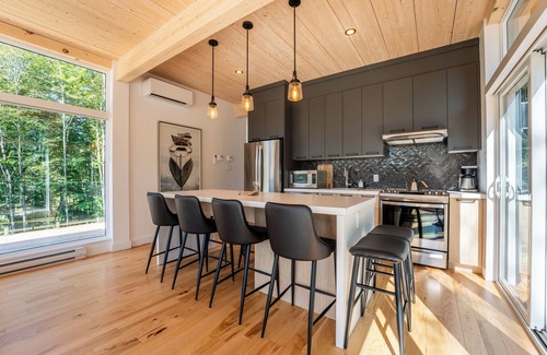 La Conception Cabin | Modern Cabin 10 Min to Tremblant | Forest Views