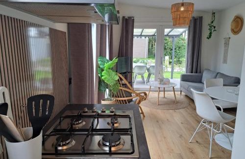 Heinkenszand Ski Chalet | Modern chalet in Zeeland - kust tot water en steden binnen handbereik VP044