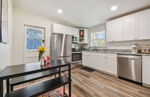 Pinellas Park House | Modern Chic Bungalow + Pool House Outdoor Shower