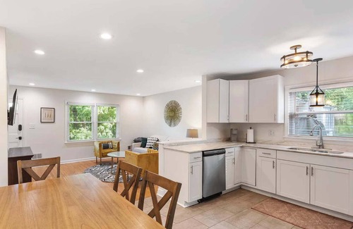 Brownsboro Zorn House | Modern Classic Home w/Fire Pit and Spacious Yard!