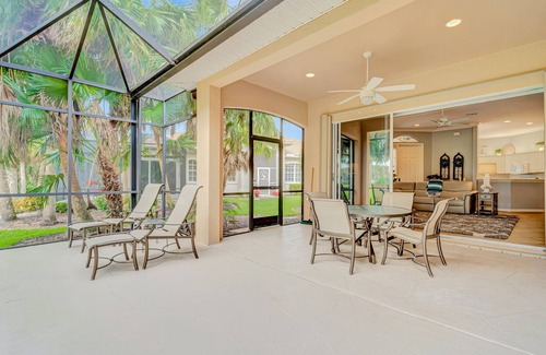 Bonita Springs Villa | Modern dog-friendly villa with washer/dryer, pool, hot tub, & golf