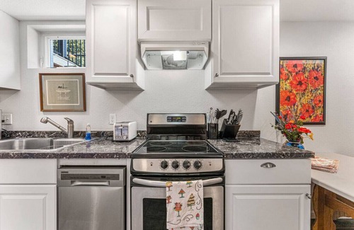 Longmont Condo | Modern Downtown Oasis ~ Sunny Garden ~ King Beds!