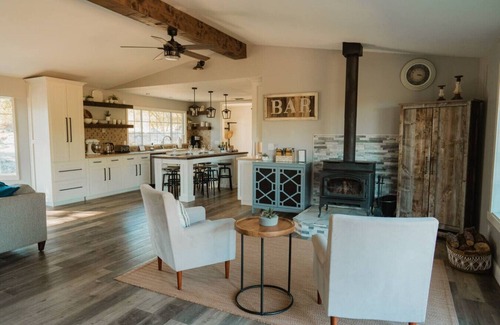 Ahwahnee House | Modern Farmhouse by Casa Oso with hot tub/views