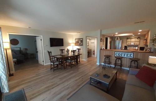 Palm Springs Condo | Modern Farmhouse! Close to Town! Very Clean! Safe! Gated! "30 Day Minimum Stay"