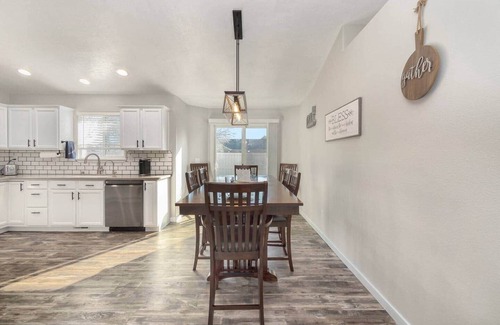 Caldwell House | Modern Farmhouse-Hot Tub, Fire Pit & Game Room
